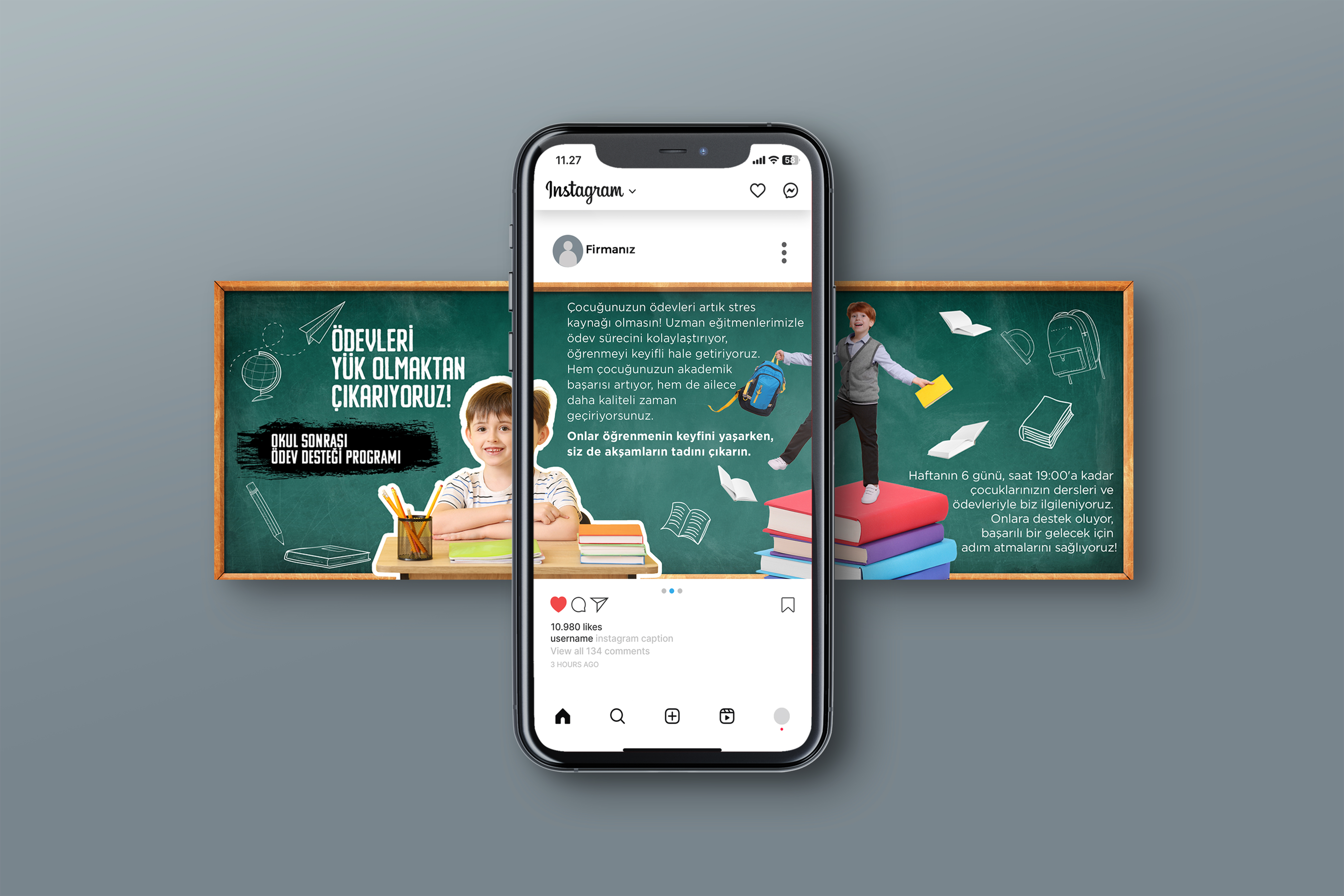 İnstagram Kaydırmalı Post Tasarımı